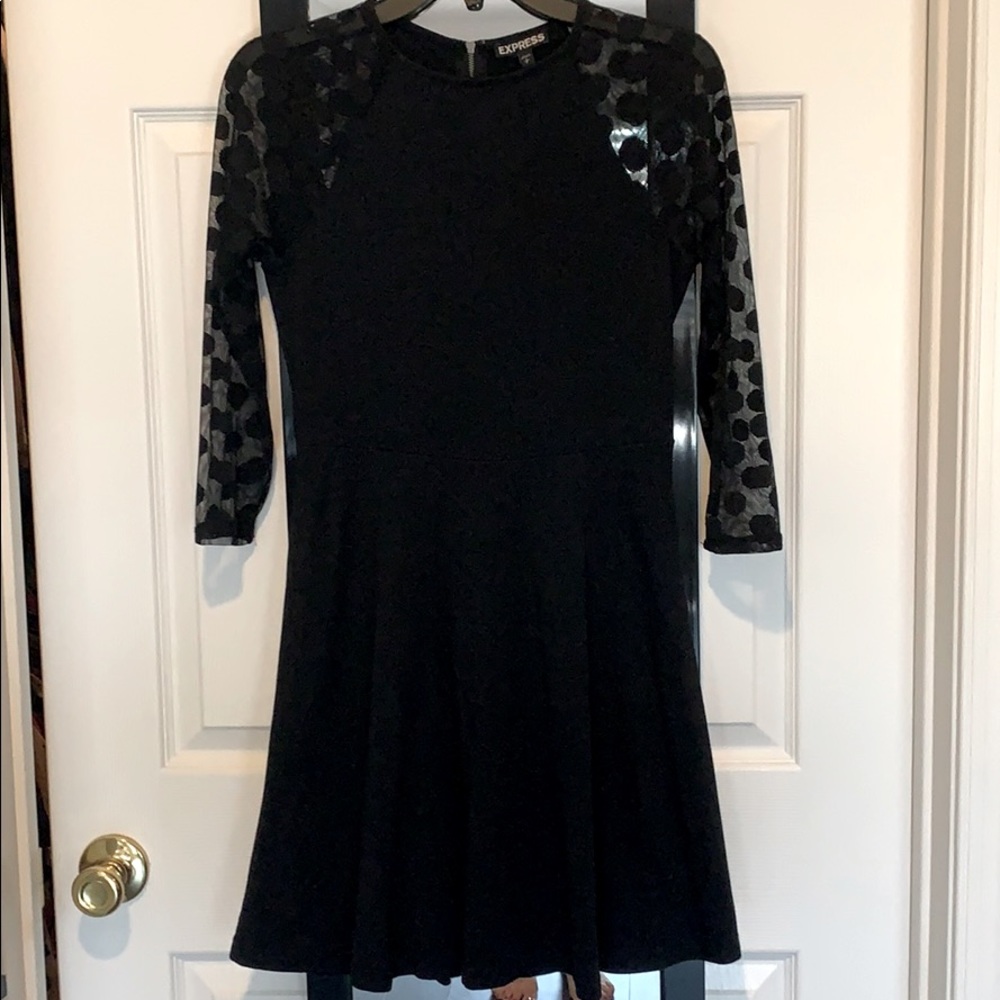 Express black dress